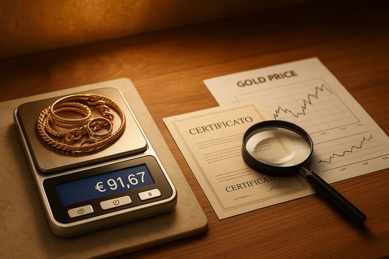 Immagine per Come ottenere la valutazione oro usato più accurata