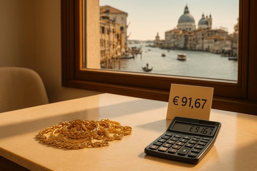 Dove vendere oro usato a Venezia al miglior prezzo