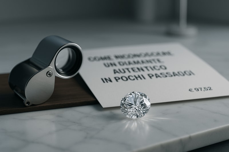 Immagine per Come riconoscere un diamante autentico in pochi passaggi