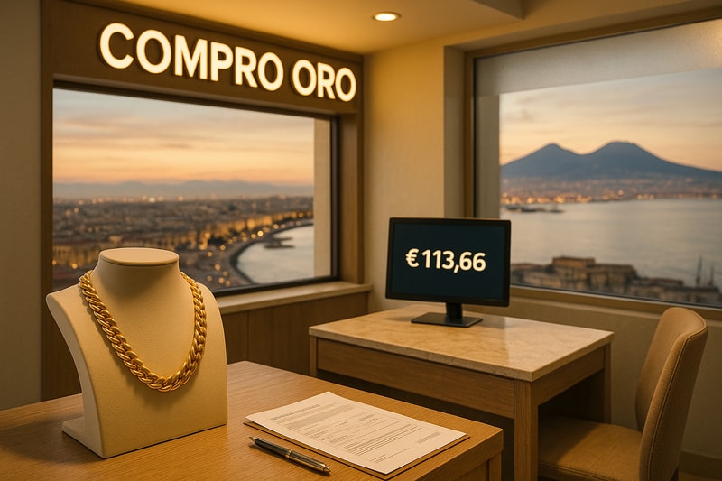Immagine per Trovare il compro oro più conveniente a Napoli: guida pratica