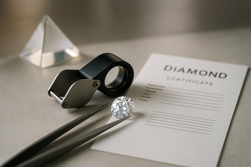 Immagine per Come riconoscere un diamante autentico al primo sguardo