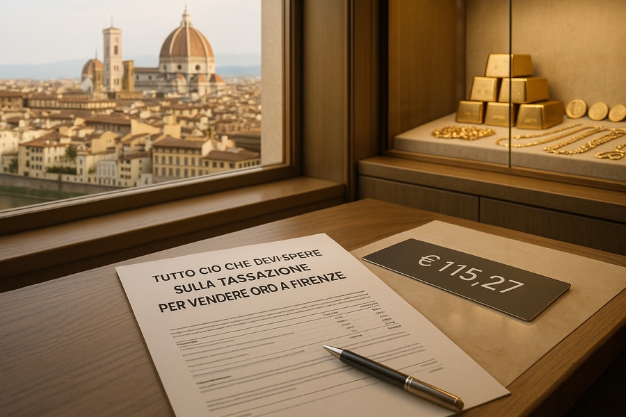 Tutto ciò che devi sapere sulla tassazione per vendere oro a Firenze