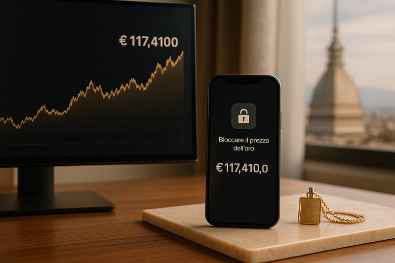 Immagine per Bloccare il prezzo dell’oro: la strategia migliore per vendere a Torino
