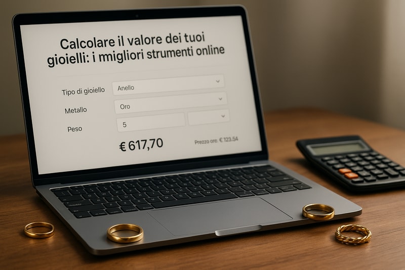 Immagine per Calcolare il valore dei tuoi gioielli: i migliori strumenti online