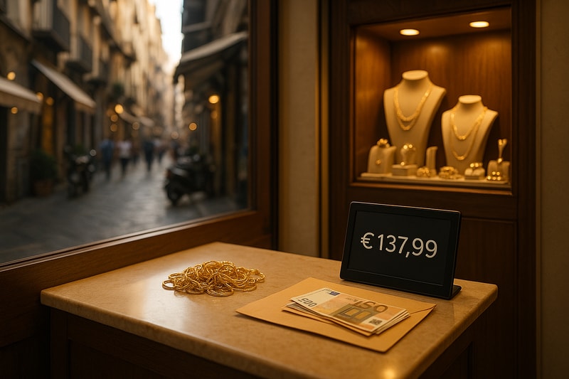 Immagine per Come ottenere il miglior prezzo per l’oro usato a Napoli