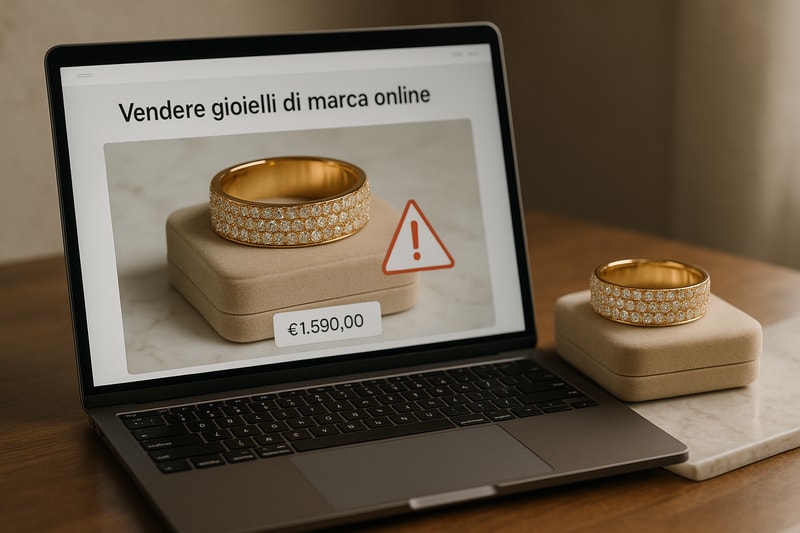 Immagine per Vendere gioielli di marca online: 5 errori da evitare