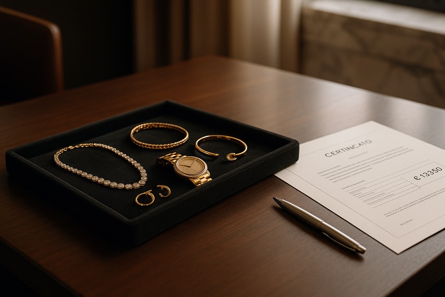 Valutazione trasparente per i gioielli firmati a Roma
