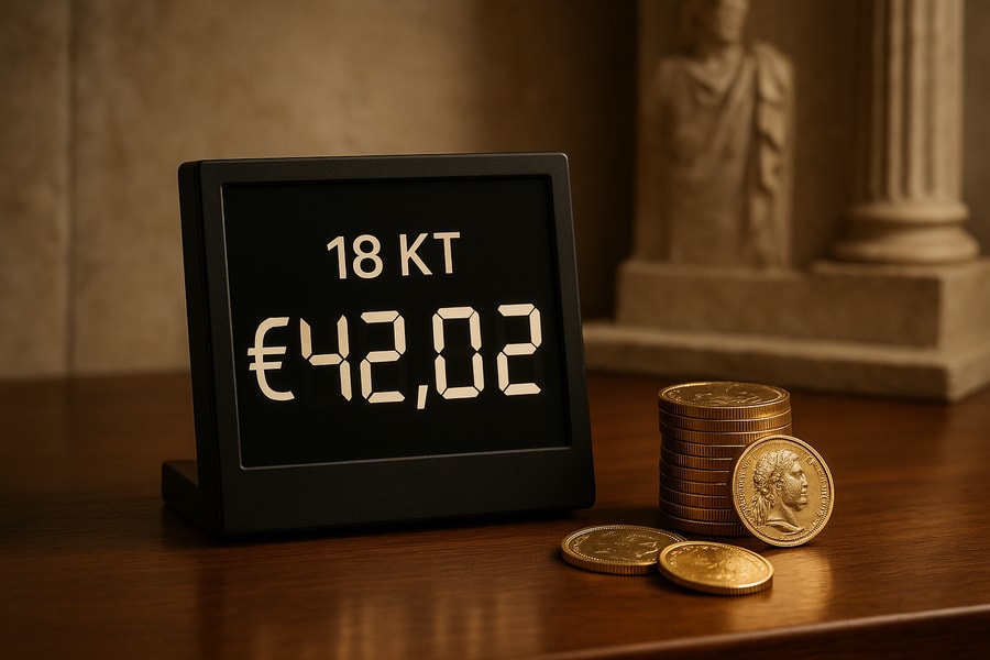 Prezzo oro 18kt Roma oggi