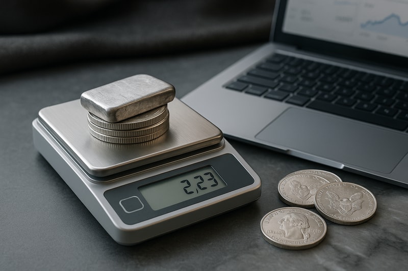 Immagine per Quotazione argento al grammo: cosa influenza il valore