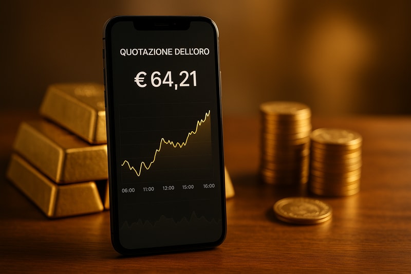 Immagine per Quotazione oro in tempo reale: strumenti indispensabili