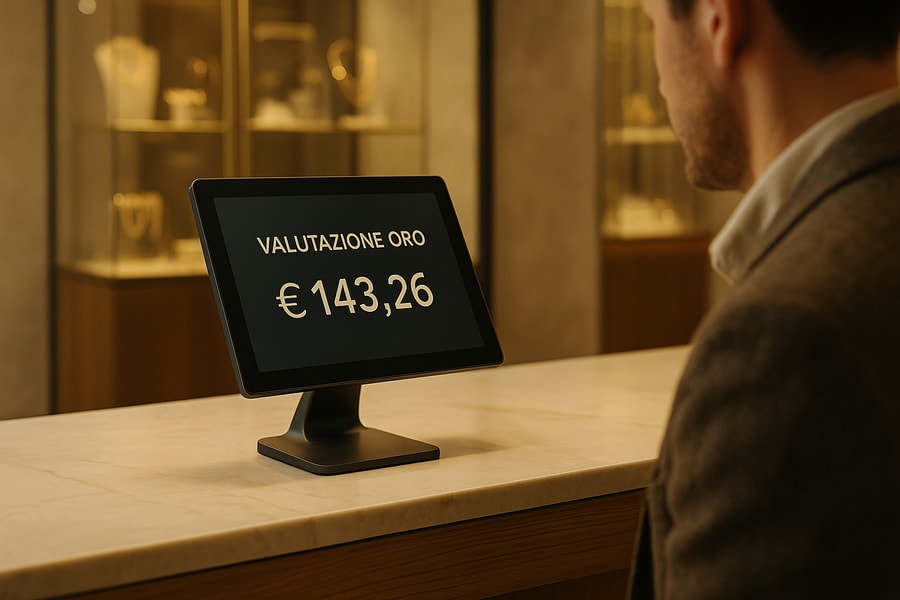 Valutazione oro Roma senza impegno
