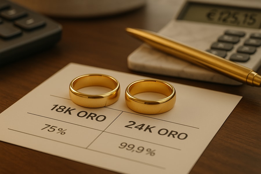 Differenze tra oro 18k e 24k: quale conviene vendere?