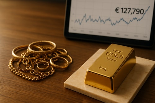 Differenze tra oro usato e oro da investimento spiegate