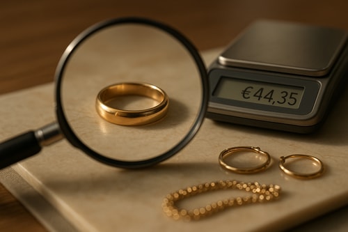 Come calcolare il valore reale dell'oro in gioielli usati