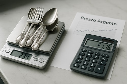 Come calcolare il valore dell’argento in casa facilmente