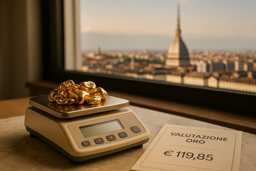 Valore oro usato: come ottenerne una stima accurata a Torino