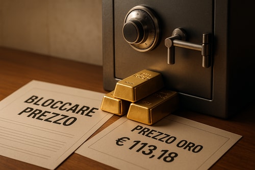 Bloccare il prezzo dell’oro: i tuoi guadagni al sicuro