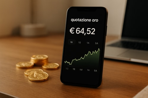 Quotazione oro in tempo reale: perché controllarla prima di vendere