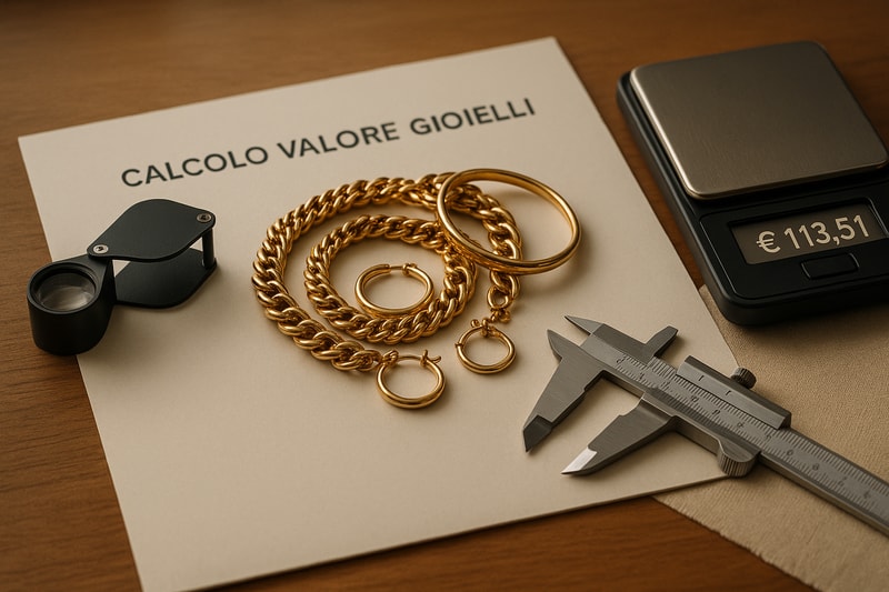 Immagine per Come calcolare il valore dei tuoi gioielli con precisione