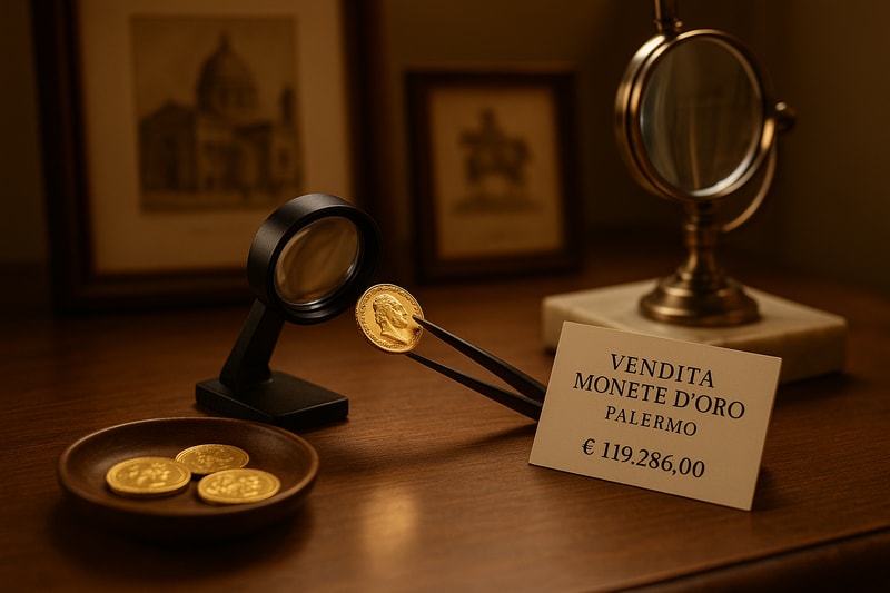 Immagine per Vendere monete d’oro a Palermo: massimizza il valore